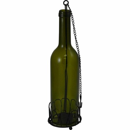 PICNIC GIFT Wine Bottle Tea Light - Green 7051-GR